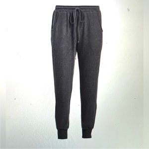 Eberjey Cozy Time Charcoal Jogger Pant, Size Small